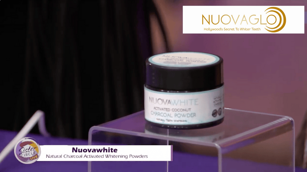 NUOVAWHITE Natural Charcoal Activated Whitening Powder Organic Coconut