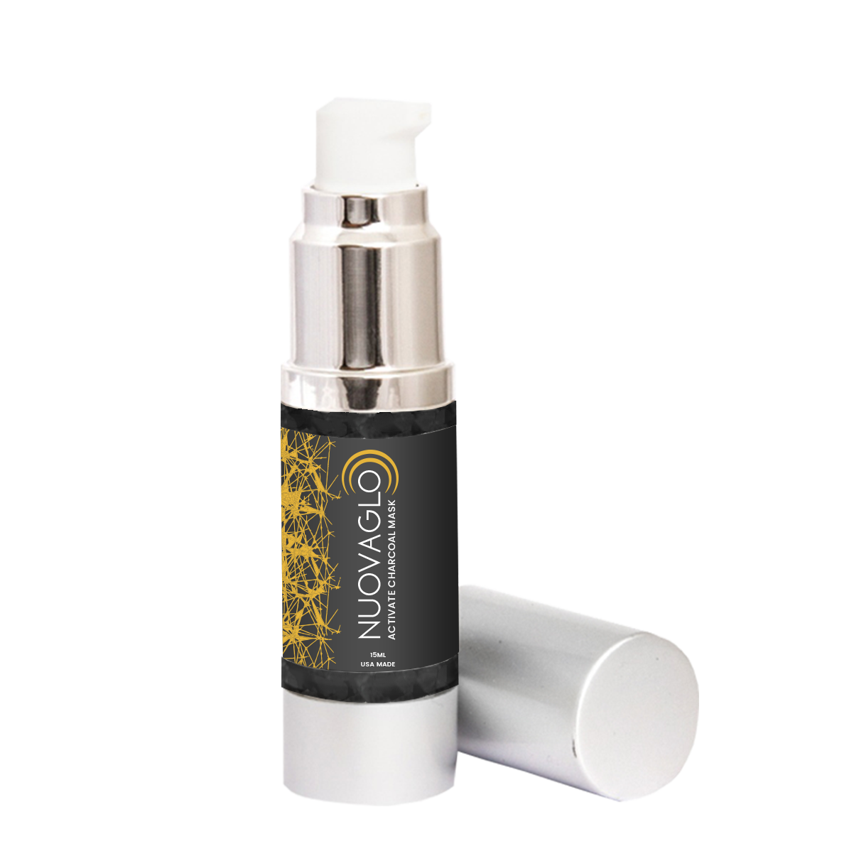 NUOVAGLO™ Natural Charcoal Detox facial Peel Of Mask